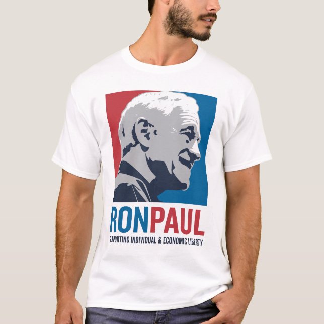 Camiseta Ayuda de Ron Paul (Anverso)
