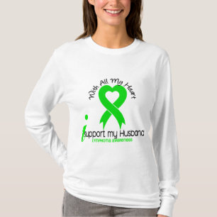 Camiseta Ayuda del LINFOMA I mi marido
