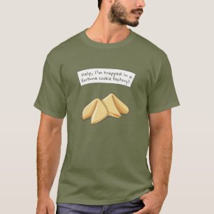 Camiseta Ayuda - estoy atrapado en una fábrica de galletas 