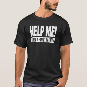 Camiseta Ayuda Familia Vacaciones Playa verano cruceros Men
