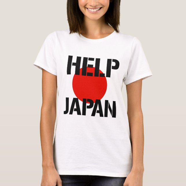 Camiseta Ayuda Japón - (Anverso)