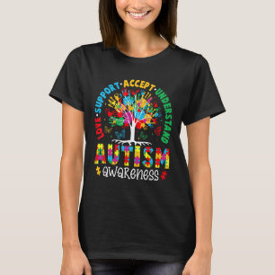 Camiseta Ayuda para el amor Acepta Comprender la Conciencia