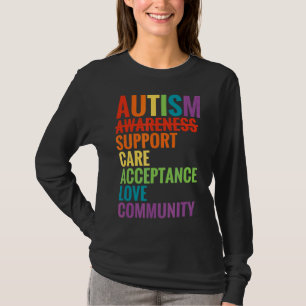 Camiseta Ayuda para la toma de conciencia sobre el autismo 