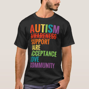 Camiseta Ayuda para la toma de conciencia sobre el autismo 