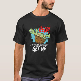 Camiseta Ayuda que he caído y no puedo levantarme tortuga