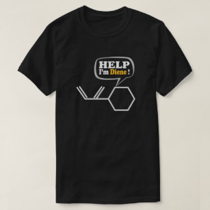 Camiseta Ayuda que soy dieno, química divertida