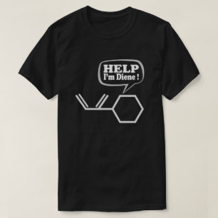 Camiseta Ayuda que soy dieno, química divertida