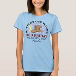 Camiseta Ayuda viernes rojo (hasta ellos todos vuelta)
