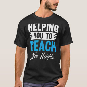 Camiseta Ayudándole A Llegar A Nuevos Altos CFI Flight