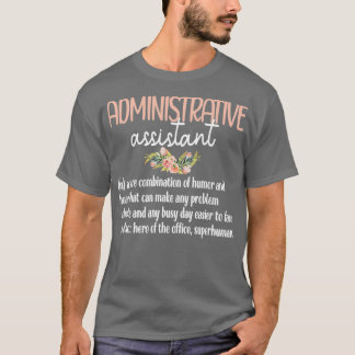 Camiseta Ayudante Administrativo Día Auxiliar Administrativ