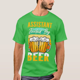 Camiseta Ayudante Alimentado Por Beer Funny Beer Lover Assi