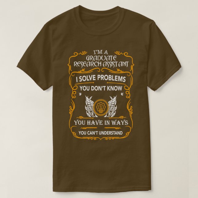 Camiseta AYUDANTE DE INVESTIGACIÓN GRADUADA Classic TShirt (Diseño del anverso)