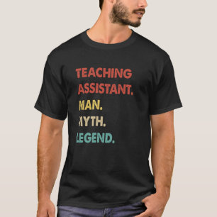 Camiseta Ayudante de la enseñanza Man Myth Legend 1