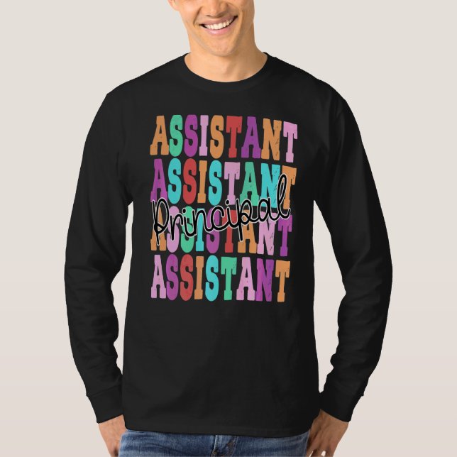 Camiseta Ayudante de la Escuela Educadora Estudiantil Cute  (Anverso)