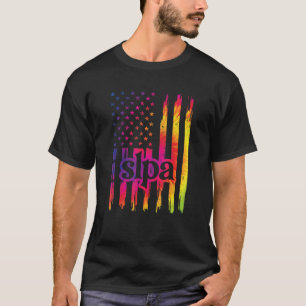 Camiseta Ayudante De Patología Del Lenguaje De La Bandera D