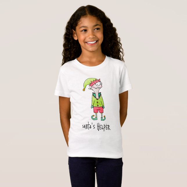 Camiseta Ayudante de Santa (Anverso completo)
