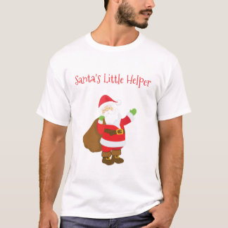 Camiseta Ayudante de Santa Bolsita de Regalos de San Nick