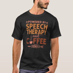 Camiseta Ayudante de Terapia del Habla Terapia SLP Coffee P
