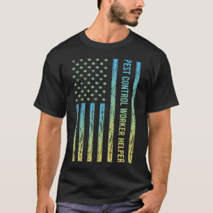 Camiseta Ayudante de Trabajador de Control de Plagas Azul A