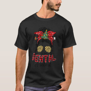 Camiseta Ayudante dental favorito de Santa María desordenad