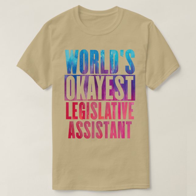 Camiseta Ayudante Legislativo más popular de la década de l (Diseño del anverso)