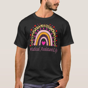 Camiseta Ayudante médico enfermera leopardo enfermero arcoi