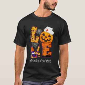 Camiseta Ayudante médico Halloween Costueen Calabaza S