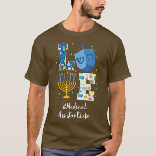 Camiseta AYUDANTE MÉDICO Hanukkah Jewish Chanukah Ha