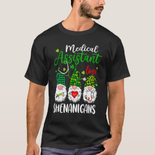 Camiseta Ayudante Médico Love Shenanigans Gnomes St Patri