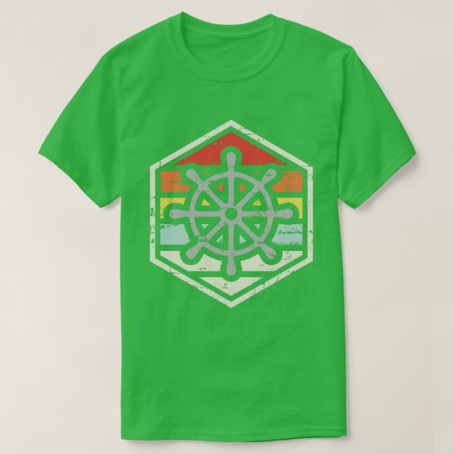 Camiseta Ayudante para la insignia retro (Diseño del anverso)