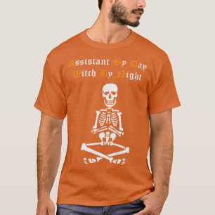 Camiseta Ayudante Por Bruja De Día Por Bruja Graciosa De No