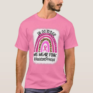 Camiseta Ayudante Principal Arcoiris Mujeres Cáncer de Mama