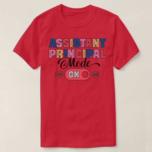 Camiseta Ayudante Principal estará allí para tu Ap escolar (Diseño del anverso)