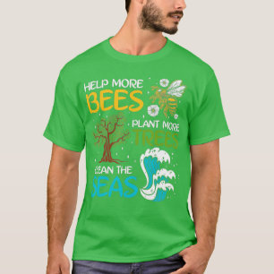 Camiseta Ayudar A Que Más Abejas Planten Más Árboles A Limp