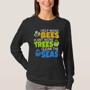 Camiseta Ayudar A Que Más Abejas Planten Más Árboles A Limp