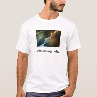 Camiseta Ayudas de la prueba de la DNA