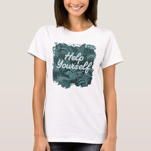 Camiseta Ayúdase usted mismo (Anverso)