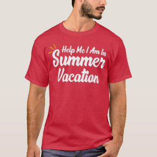 Camiseta Ayúdenme En Las Vacaciones De Verano