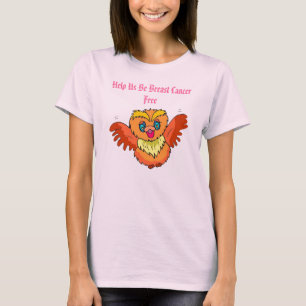Camiseta Ayúdenos a ser cáncer de pecho libre