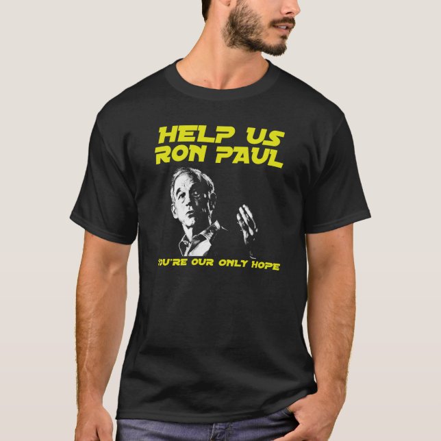 Camiseta Ayúdenos Ron Paul (Anverso)
