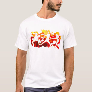 Camiseta Ayunan los jugadores de softball de la echada