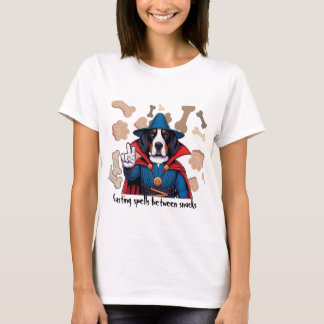 Camiseta Ayunando espías entre refrigerios suizos