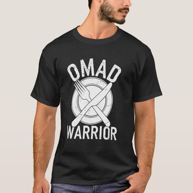 Camiseta Ayuno Divertido OMAD (Anverso)
