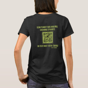 Camiseta Ayusa deja que la aventura comience el código QR (