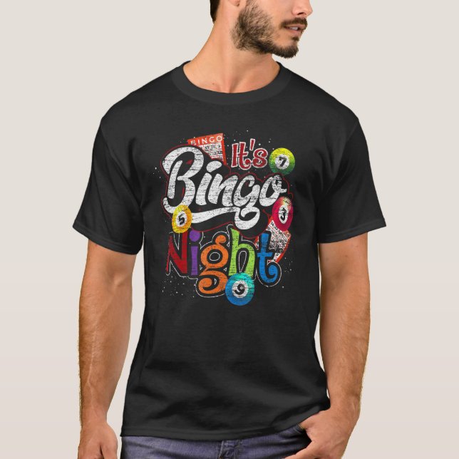 Camiseta Azar su Bingo de Lotería Nocturna (Anverso)