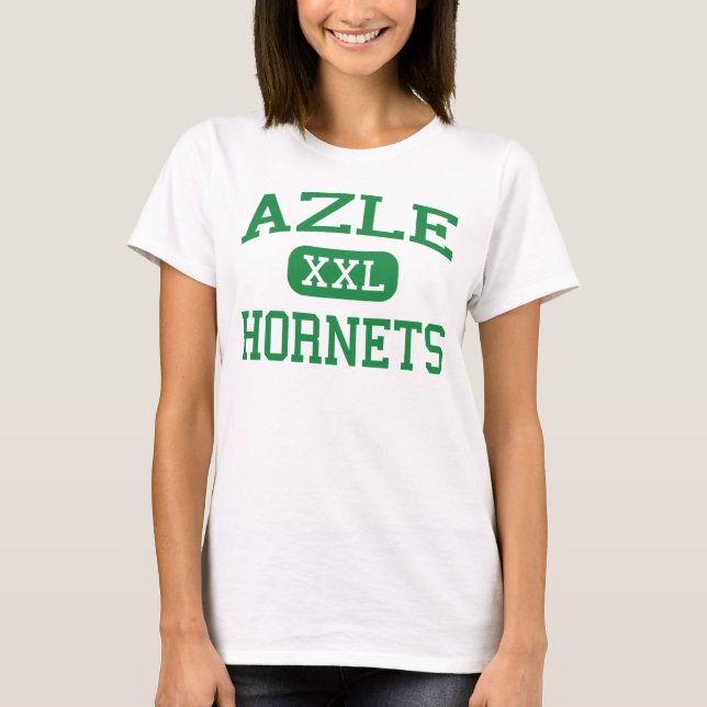 Camiseta Azle - avispones - High School secundaria de Azle (Anverso)