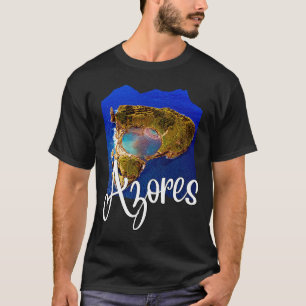 Camiseta Azores Bandera Patriótica Portuguesa Raíces Azores