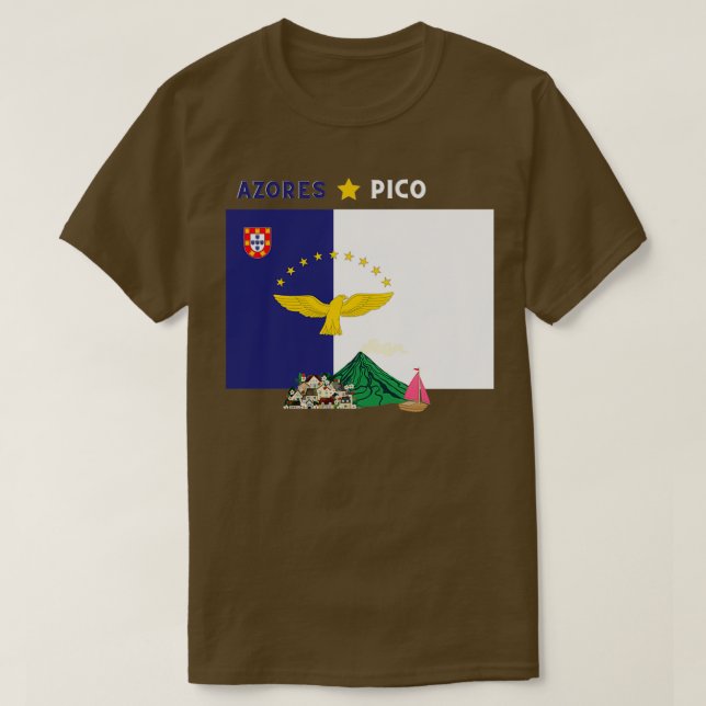Camiseta Azores Pico (Diseño del anverso)