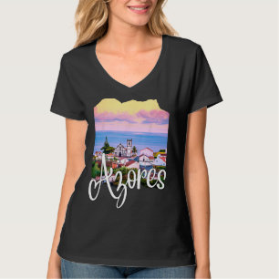 Camiseta Azores Portugal Raíces portuguesas Azores Souvenir