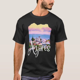Camiseta Azores Portugal Raíces portuguesas Azores Souvenir